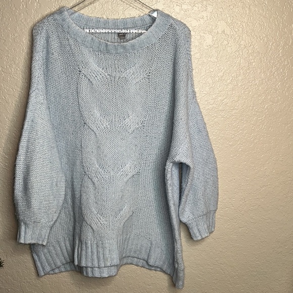 Aerie Balloon Sleeve Knitted Sweater Top - Picture 2 of 6